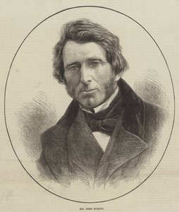 Pan John Ruskin (grawerunek) autorstwa English School
