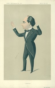 Pan Landon Ronald, Guildhall Music, 13 grudnia 1913, komiks Vanity Fair autorstwa English School