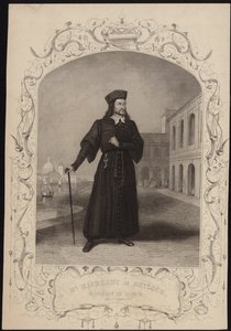 Pan Macready jako Shylock autorstwa English School