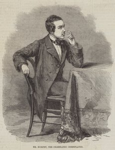 Pan Morphy, sławny szachista (grawerunek) autorstwa English School