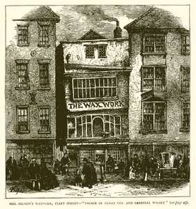 Pan Salmons Woskowa, Fleet Street — Pałac Henryka VIII. i kardynał Wolsey autorstwa English School