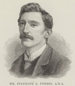 Pan Stanhope A Forbes, ARA (grawerunek) autorstwa English School