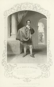 Pan T. Mead jako Iachimo, Cymbeline, Akt I, Scena VII autorstwa English School