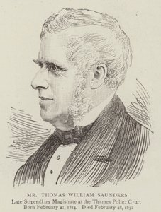 Pan Thomas William Saunders autorstwa English School