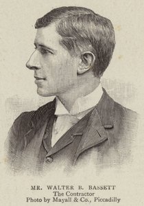 Pan Walter B Bassett (Grawerowanie) autorstwa English School