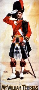 „Pan William Terriss” (1847-97) (kolor lito) autorstwa English School