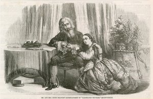 Pan i pani Henri Draytons rozrywka z Illustrated Proverbs, Regent Street, Londyn autorstwa English School