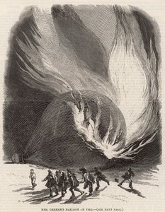 Balon pani Grahams w ogniu autorstwa English School