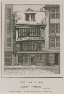 Mrs Salmons, The Wax Work, Fleet Street autorstwa English School