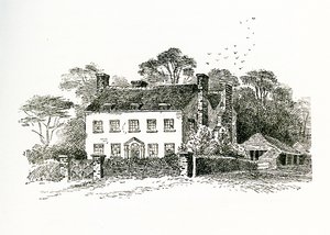 Dom pani Snookes w Ringmer, Sussex, Anglia, 1733