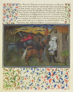 Pani 2597 Serce, pożądanie i hojność późnym wieczorem przed celą pustelników, wydanie faksymilowe Livre du Coeur dAmours Espris Rene dAnjou autorstwa English School
