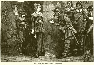 Mull Sack i Lady Fairfax autorstwa English School