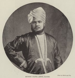 Munshi Hafir Abdul Karim (grafika) autorstwa English School