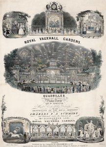 Muzyka do Royal Vauxhall Gardens Quadrilles autorstwa Charlesa F A Schmidta
