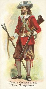 muszkieter (chromolitho) autorstwa English School