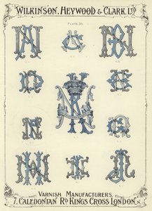 NA, NC, NB, ND, NK, NE, NF, NG, NH, NI, NJ autorstwa English School