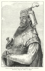 Nana Sahib (grawerunek) autorstwa English School