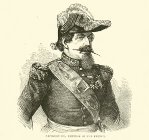Napoleon III, Cesarz Francuzów, lipiec 1870 autorstwa English School
