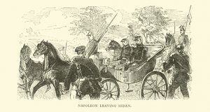 Napoleon opuszczający Sedan, wrzesień 1870 autorstwa English School