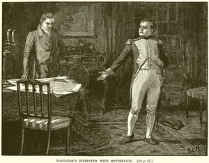 Wywiad Napoleona z Metternich autorstwa English School