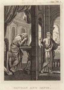 Nathan i David autorstwa English School