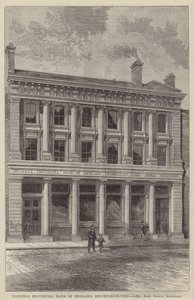 Narodowy Bank Prowincji Anglii, Stockton-on-Tees (grawerowanie) autorstwa English School