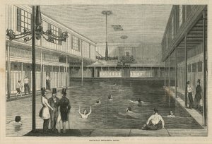 Kąpielisko Narodowe (grawerunek) autorstwa English School