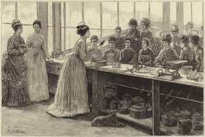 National Training School of Cookery w South Kensington autorstwa English School