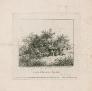 W pobliżu mostu Chelsea autorstwa English School