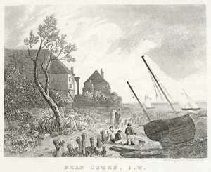 W pobliżu Cowes, Isle of Wight autorstwa English School