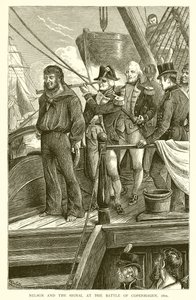 Nelson i sygnał w bitwie pod Kopenhagą, 1801