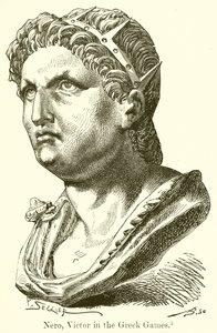 Nero, Victor w igrzyskach greckich autorstwa English School