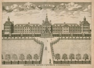 Nowy szpital Bedlam, Moorfields, Londyn autorstwa English School