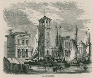 Nowy rynek Billingsgate autorstwa English School