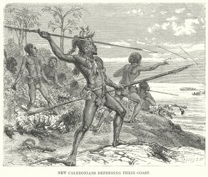 Neukaledonier verteidigen ihre Küste von English School