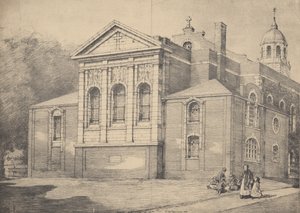 Nowe Prezbiterium, Kościół Clapham, Surrey autorstwa English School
