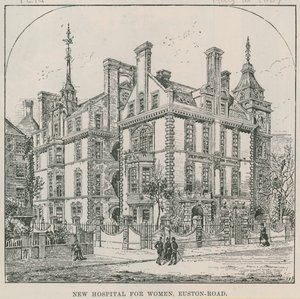 Nowy szpital dla kobiet, Euston Road, Londyn autorstwa English School