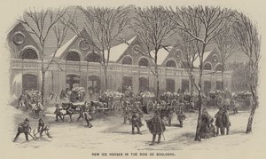 Nowe lodownie w Bois de Boulogne (rycina) autorstwa English School