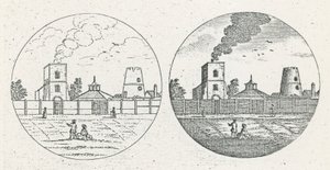 New River Head, z dnia 6 czerwca 1775 r autorstwa English School