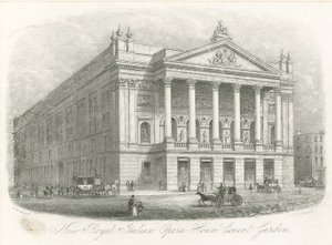 Nowa Royal Italian Opera House, Covent Garden, Londyn autorstwa English School