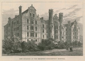 Nowy budynek w Brompton Consumption Hospital w Londynie autorstwa English School