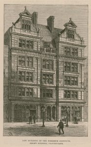 Nowy budynek Birkbeck Institute, Breams Buildings, Chancery Lane, Londyn autorstwa English School