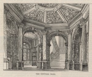Nowy budynek Klubu Konstytucyjnego przy Northumberland Avenue: The Central Hall autorstwa English School
