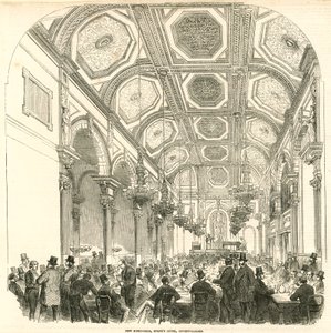 Nowa sala muzyczna, Evans Hotel, Covent Garden, Londyn autorstwa English School