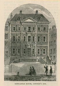 Newcastle House, Lincolns Inn, Londyn autorstwa English School