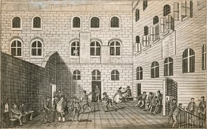 Więzienie Newgate autorstwa English School