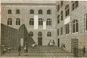 Więzienie Newgate autorstwa English School