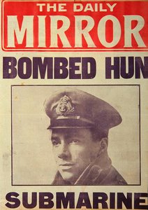 Arkusz standu Newsvendor dla "The Daily Mirror" (druk) autorstwa English School