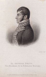 Nicolas Bravo, meksykański żołnierz i polityk autorstwa English School