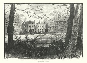 Nonsuch Park (grawerunek) autorstwa English School